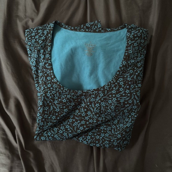Torrid Shooting Star blue dress with pockets NWT - Picture 7 of 7